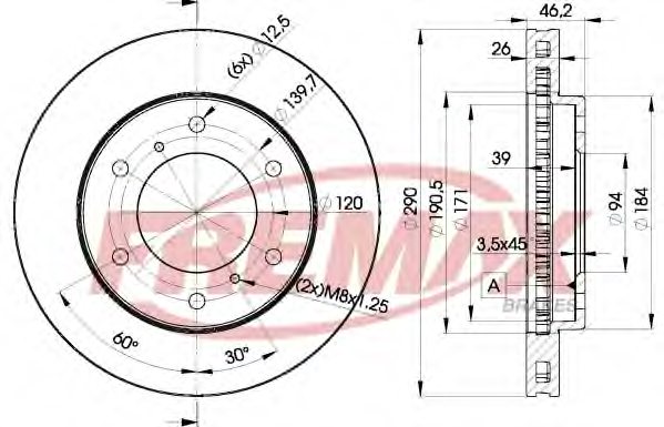 FREMAX BD-7116 Brake Disc
